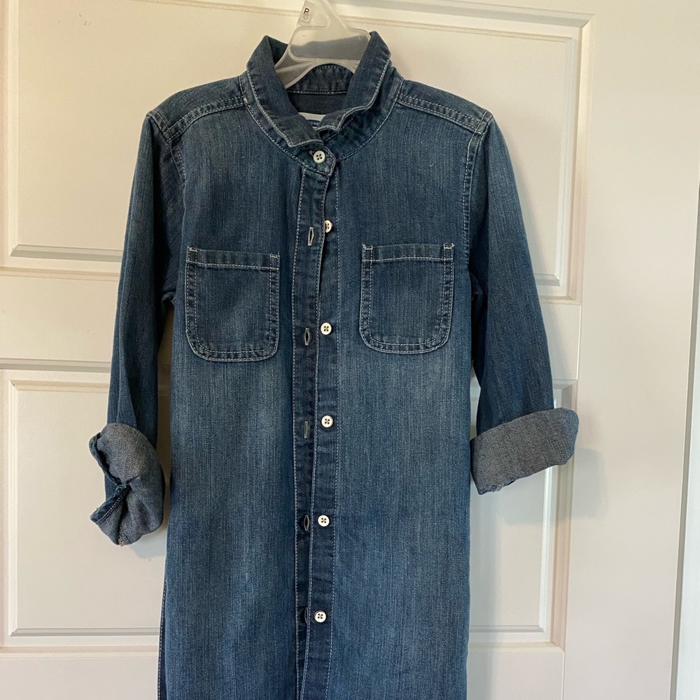 NWT- Little girls Jean Dress π